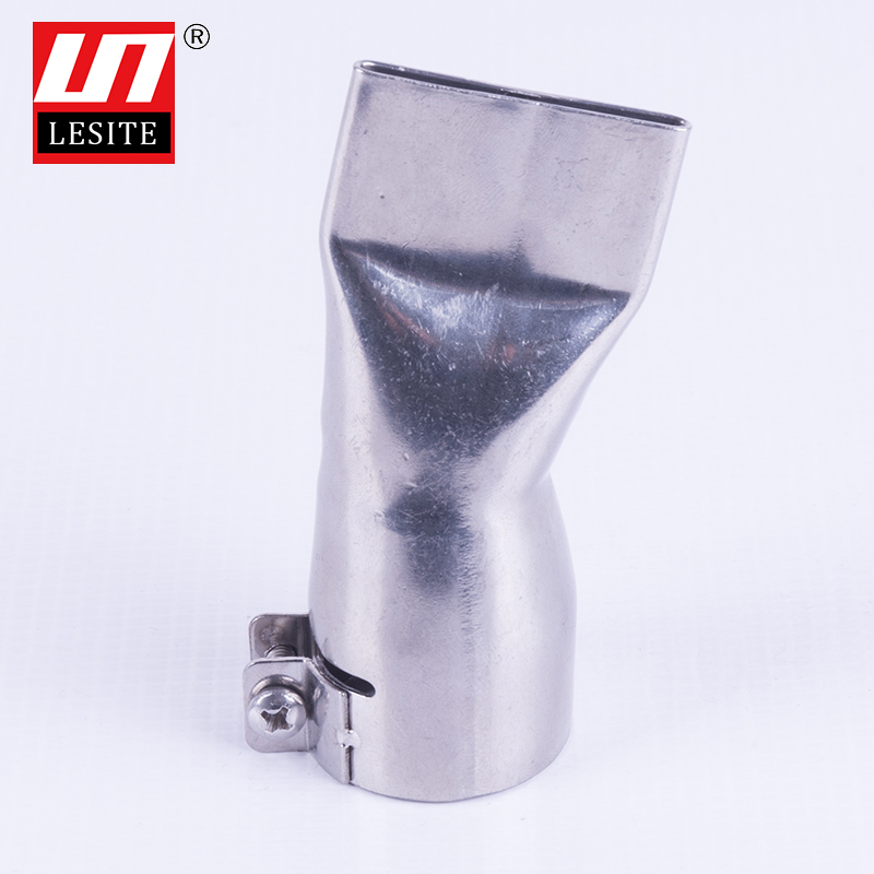 Leicester LESITE hot air plastic welding gun accessories 4cm cm flat mouth plastic film lap edge welding flat mouth