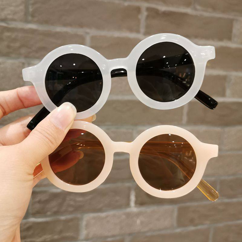 Children sunglasses boy shading UV sun glasses baby 1-8 year old walking show fashion girl glasses sunscreen