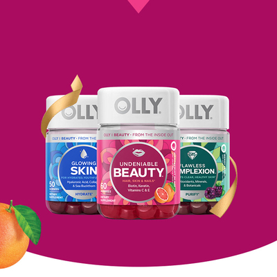 OLLY胶原蛋白SKIN软糖护发护甲清澈美肌