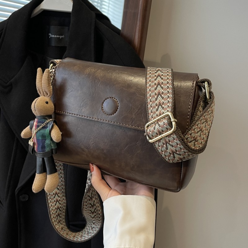 This Year's Popular Women's Bags 2026 New Trendy High-End Vintage Small Square Bag Spring Melard Single Shoulder Crossbody Bag This Year's Popular Women's Bags 2026 New Trendy High-End Vintage Small Square Bag Spring Melard Single Shoulder Crossbody Bag