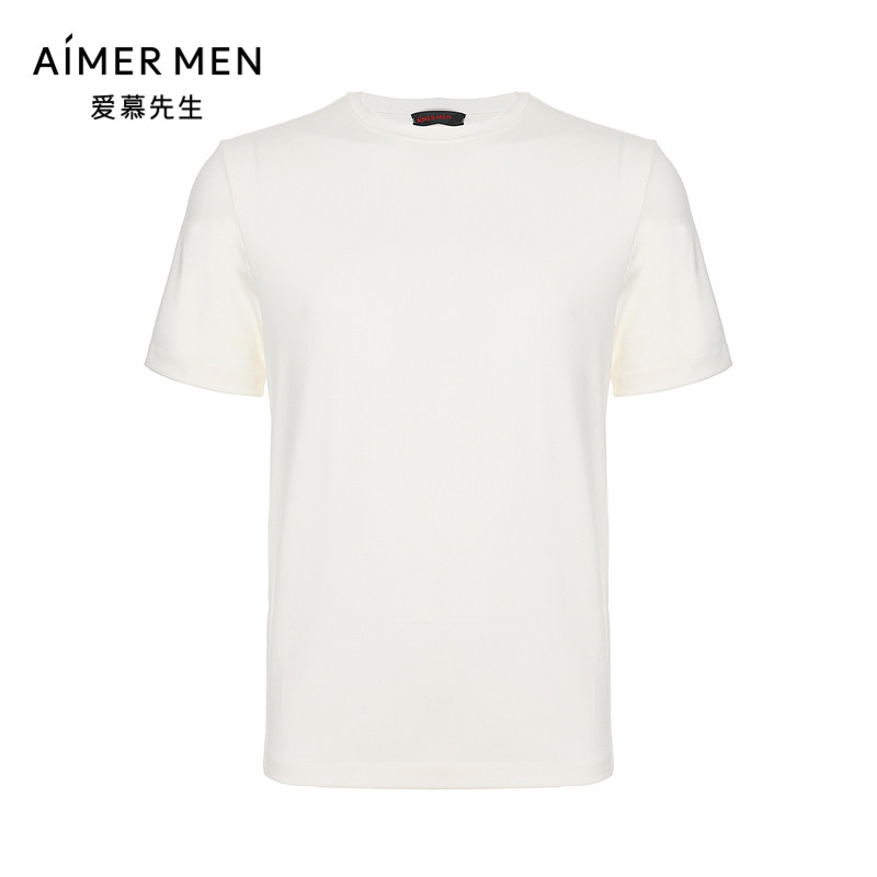 (Mr. Aimer Men's 20AW Warm Sun AIR2 0 Round Neck Short Sleeve NS72D864