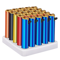 50pcs metal grinding wheel lighters customized with custom printing disposable high-end lighters wholesale durable plateau open flame