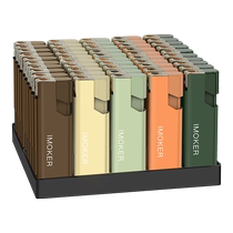 High-end new windproof lighter customized wholesale customized printed logo advertising inflatable disposable lighter