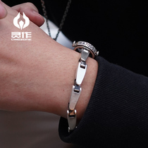 Spirits as silver accessories Dog bear Dad Supervision Gimmick Pure Silver Bracelet 925 Silver 18K Gold Thyme Making Old Custom Lettering