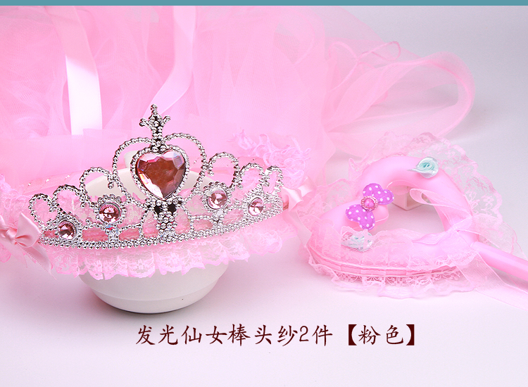 Trẻ em vương miện khăn trùm đầu headband kẹp tóc cô gái hoa công chúa khăn choàng hoa cô gái vương miện phụ kiện tóc cô gái nhỏ sợi garland dây cột tóc scrunchies