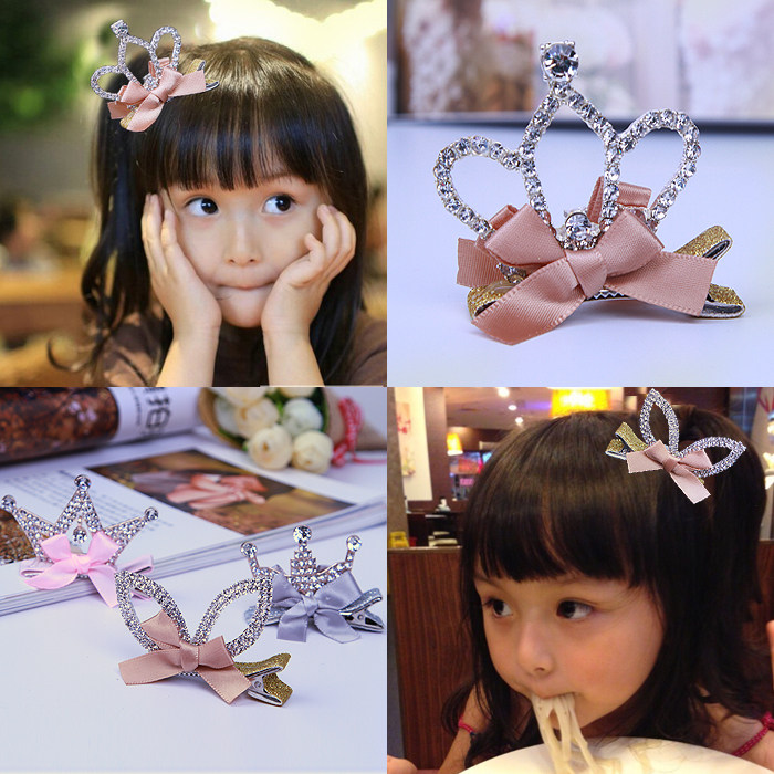 crown hair clip for baby girl
