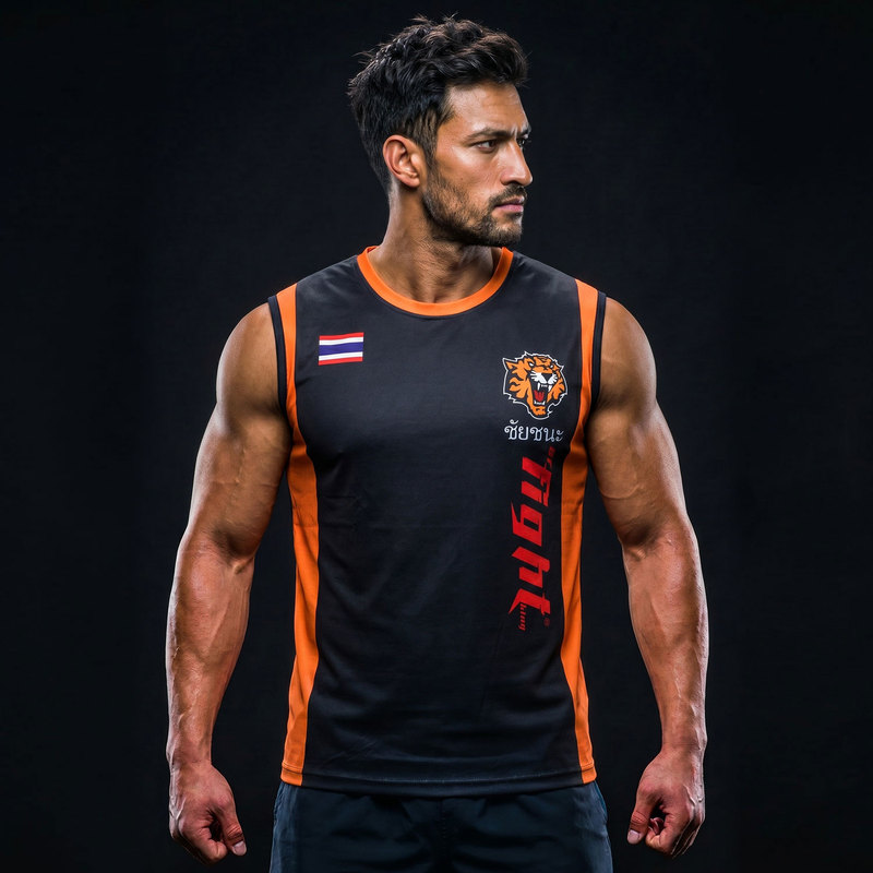 Tiger Quick-Drying Sleeveless T-Shirt Vest Mma Fighting Sports Short-Sleeve Ufc Mixed Martial Arts Training Muay Thai Boksu Tiger Quick-Drying Sleeveless T-Shirt Vest Mma Fighting Sports Short-Sleeve Ufc Mixed Martial Arts Training Muay Thai Boksu