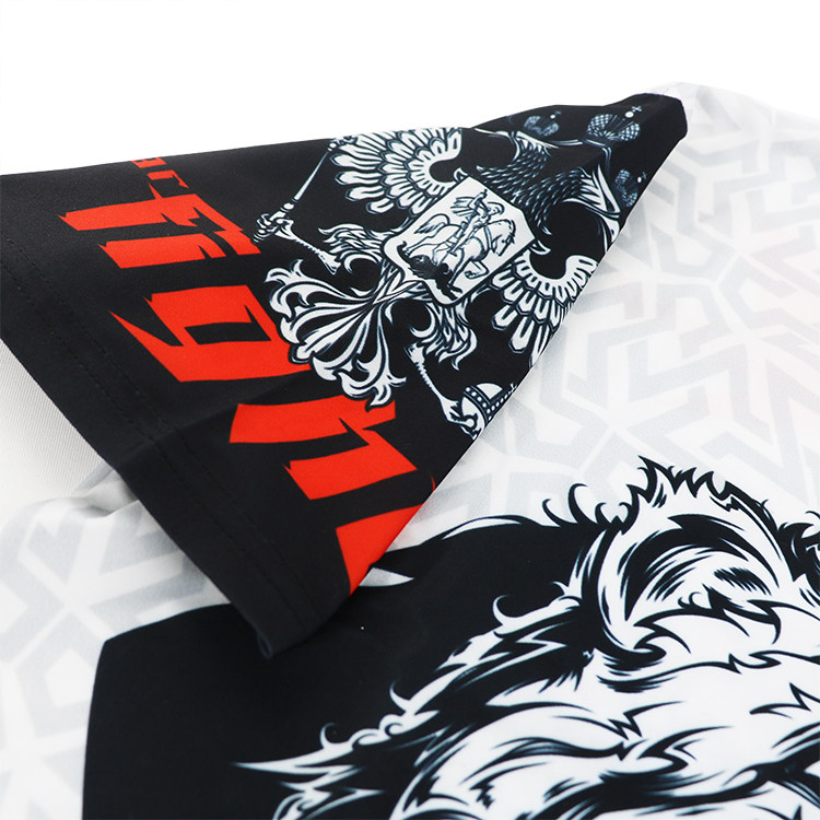 Quick-dry set T-shirt MMA fight sports muscle exercise short sleeves running UFC comprehensive fight training Muay Thai loose 21 Quick-dry set T-shirt MMA fight sports muscle exercise short sleeves running UFC comprehensive fight training Muay Thai loose 20