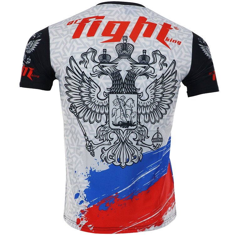 Quick-dry set T-shirt MMA fight sports muscle exercise short sleeves running UFC comprehensive fight training Muay Thai loose 10 Quick-dry set T-shirt MMA fight sports muscle exercise short sleeves running UFC comprehensive fight training Muay Thai loose 9