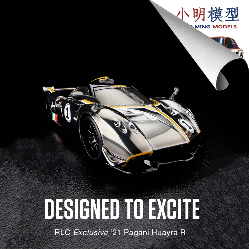 Hot Wheels Rlc 1/64 21 Pagani Huayra R Crystal Coffin Openable