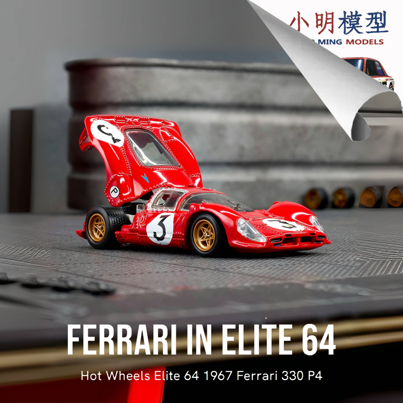 Hot Wheels Rlc 1/64 Elite64 1967 Ferrari 330 P4 Le Mans Hot Wheels Rlc 1/64 Elite64 1967 Ferrari 330 P4 Le Mans