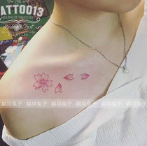 METZ waterproof tattoo stickers Girl Flower collarbone sexy chest hipster lasting tattoo stickers ins Wind