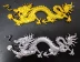 Phụ kiện ô tô Xe hơi Trung Quốc Rồng Totem Dán nhãn phía sau Dán nhãn cuối trang trí May mắn Trang sức Scratch Scratching Sticker - Truy cập ô tô bên ngoài