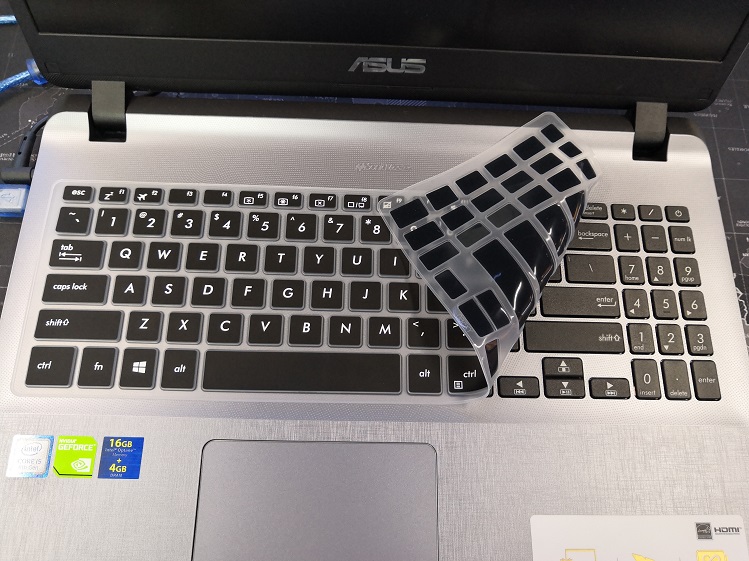 ASUS ASUS đá Chơi phiên bản Y5000 15.6 inch bàn phím màng phim phím khởi động máy tính xách tay nút màng bảo vệ Y5000U boot Y5000UB vết sưng pad màu - Phụ kiện máy tính xách tay dán phím laptop
