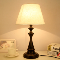 American retro desk lamp bedroom bedside lamp European idyllic home living room room lamp dimming remote control Hotel lamps
