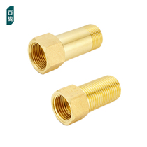 Copper joint 1 point 2 point 3 point 4 point 6 point 1 inch 2 inner and outer wire direct lengthened water pipe fittings non-304 stainless steel half