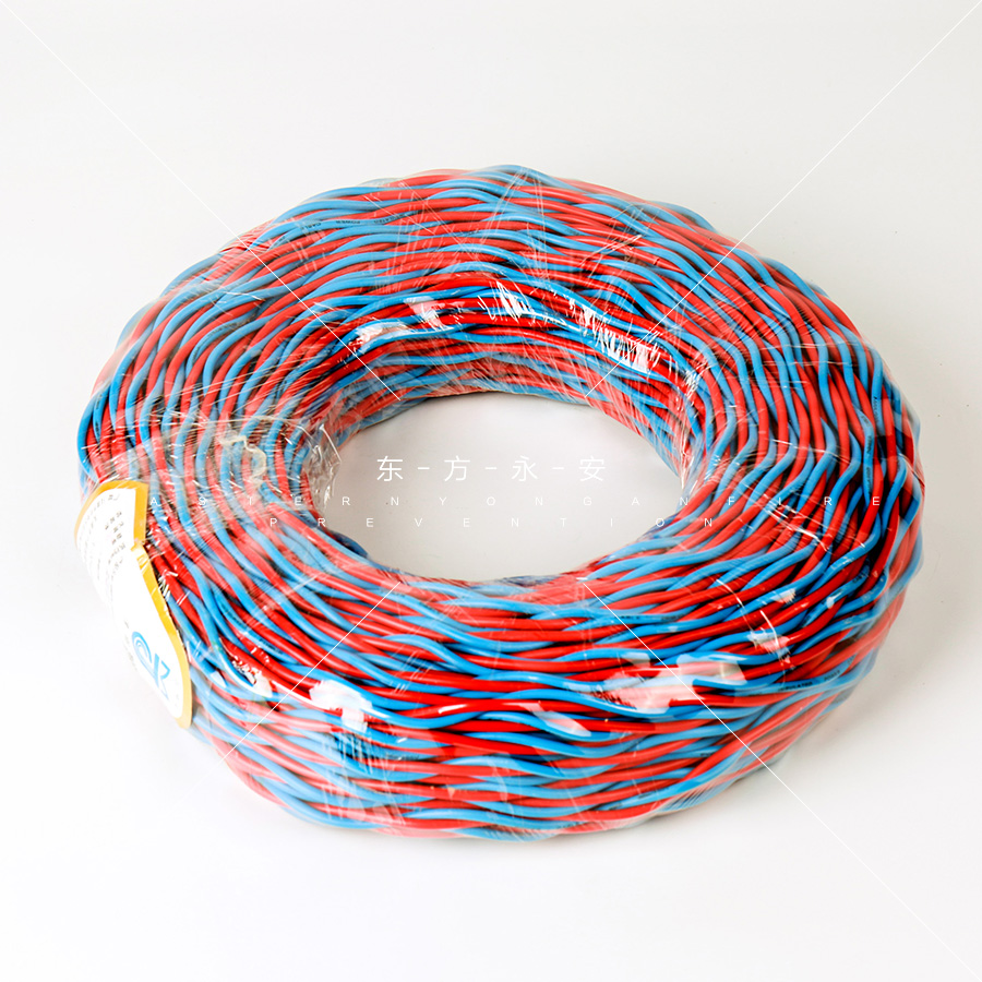 Fire signal twisted pair ZR-RVS squared lace fire wire flame retardant insulated wire