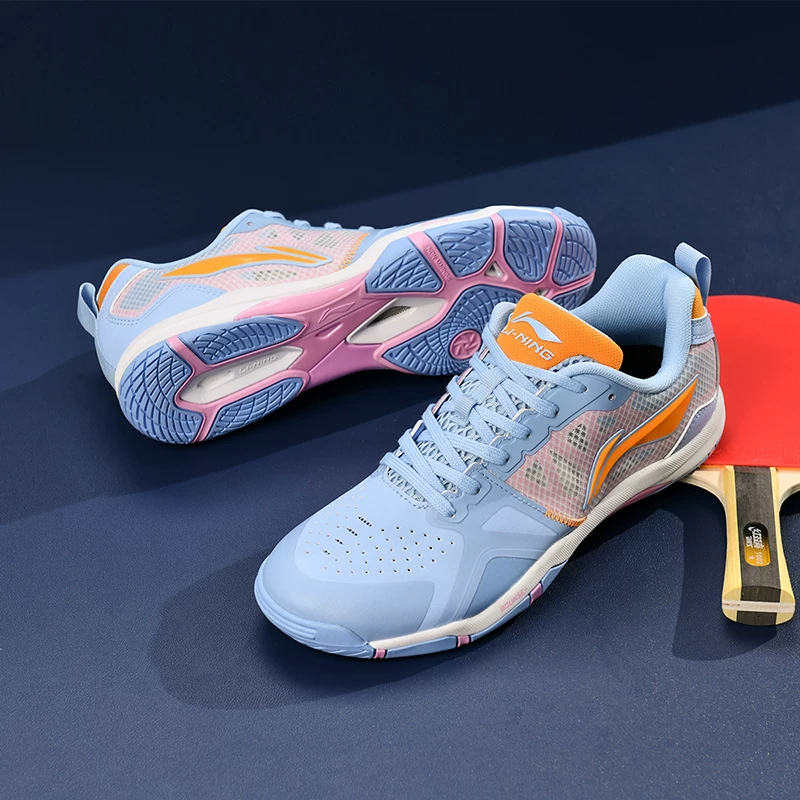 Li Ning, мужские дышащие спортивные кроссовки для настольного тенниса