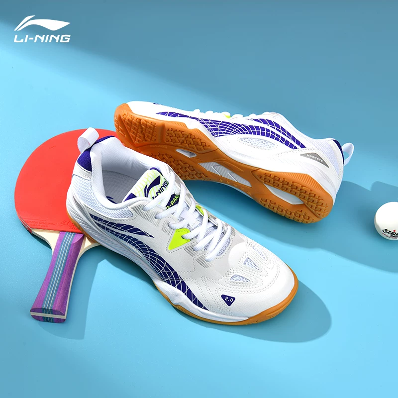 Li Ning, мужские дышащие спортивные кроссовки для настольного тенниса