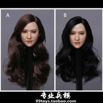 (Three imperial crown entity) GACTOYS GC015 1 6 Asian beauty head carving A B two spot