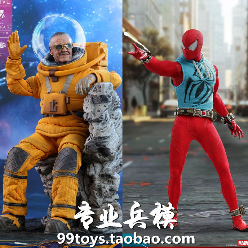HOTTOYS HT MMS545 Stan Lee double-faced man Spider-Man venue limited spot specials