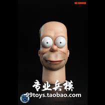 SUPER DUCK SDH008 1 6 cartoon uncle movable eye carving spot