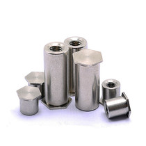BSOS-M2 5M2 stainless steel 304 blind hole riveting stud 3-20 hexagonal sheet metal sheet metal riveting stud
