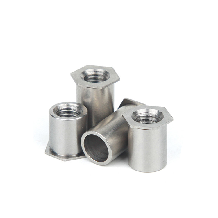 Stainless steel through-hole pressure rivet nut column SOS-M3-5 22 chassis thin plate pressure rivet 4.2 sheet metal hex rivet
