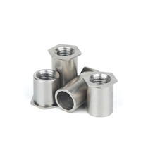 Stainless steel through hole press riveting stud SOS-M3-5 22 chassis sheet press rivets 4 2 sheet metal hexagonal riveting column