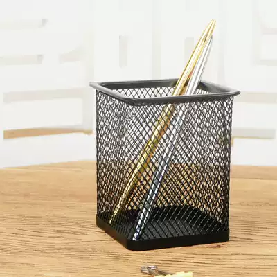 Pen holder metal mesh pen holder iron round mesh Pen Holder
