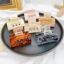 ri han feng gripper cauda equina hairclip simple headdress accessories tie hairclip bath with hairclip does not hurt the hair net red clip