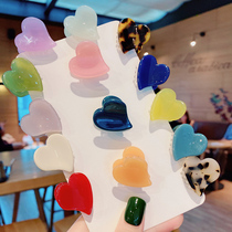 Girl love super fairy small grab clip simple cute acrylic hairclip sweet Net red side clip banghai clip small clip