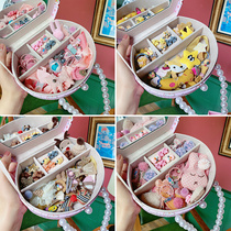 Childrens hair accessories gift box tie-up female hairclip duckbill clip bracelet necklace ear clip headwear hair accessories do not hurt hair