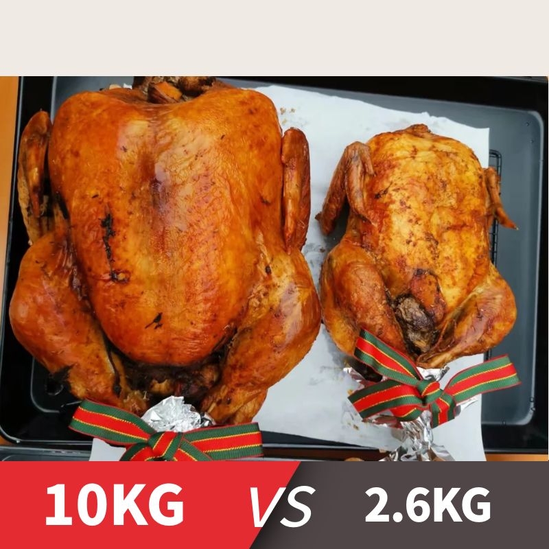 圣诞餐桌上的美味主角🎭️：9公斤圣诞火鸡腿
