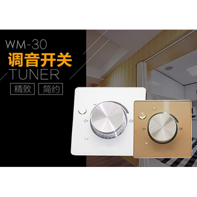 Soundless Huarth background Music Acoustic Resistance Volume Panel Horn Turn Right Tuning Switch 86 Type High Power 