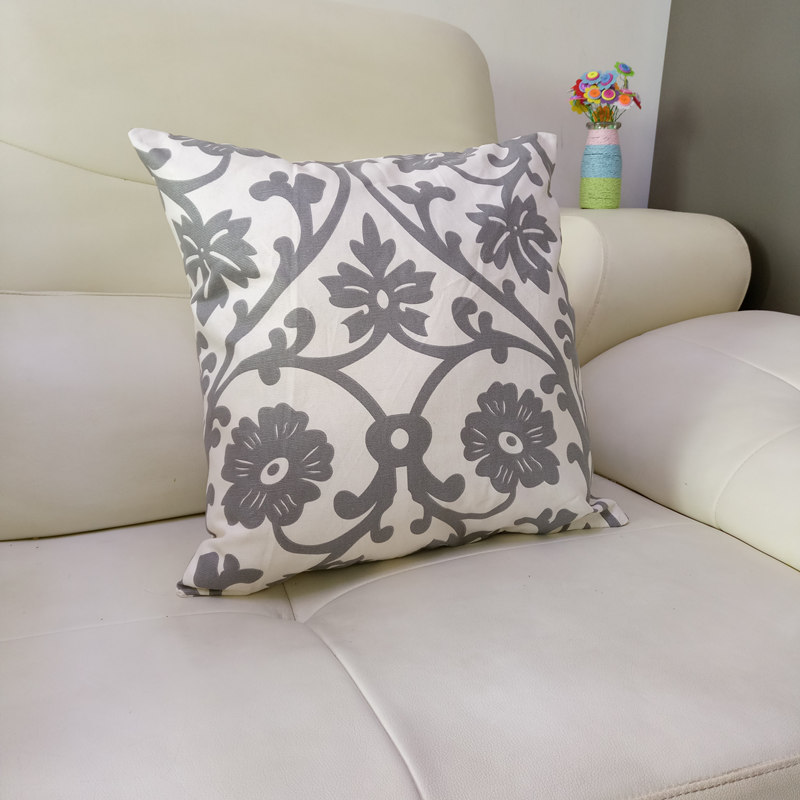 Sofa đệm gối lớn gối vườn gối không có lõi tùy chỉnh hình chữ nhật đầu giường tựa lưng bông dày gối tựa lưng sofa gỗ