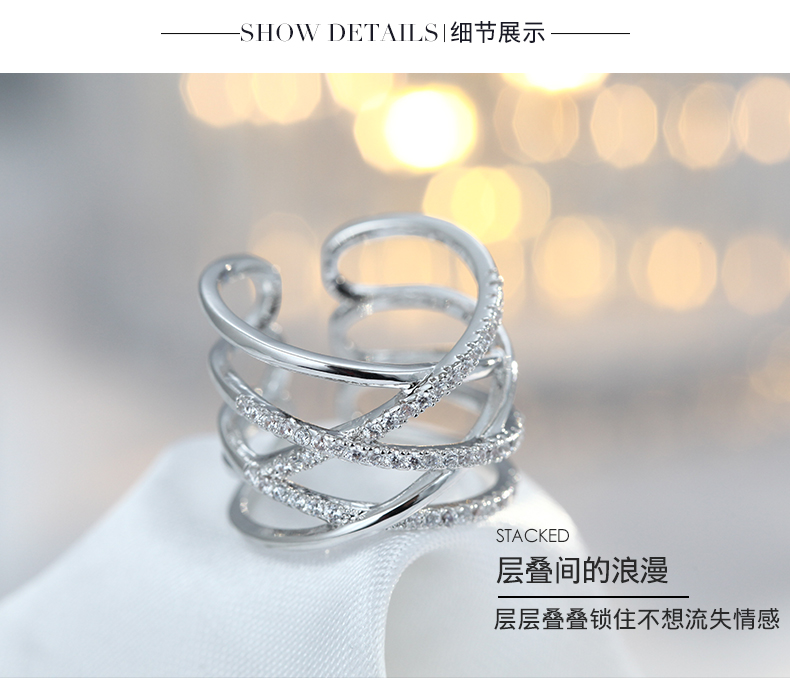 Bague Femme en Argenterie - Ref 3086876 Image 11