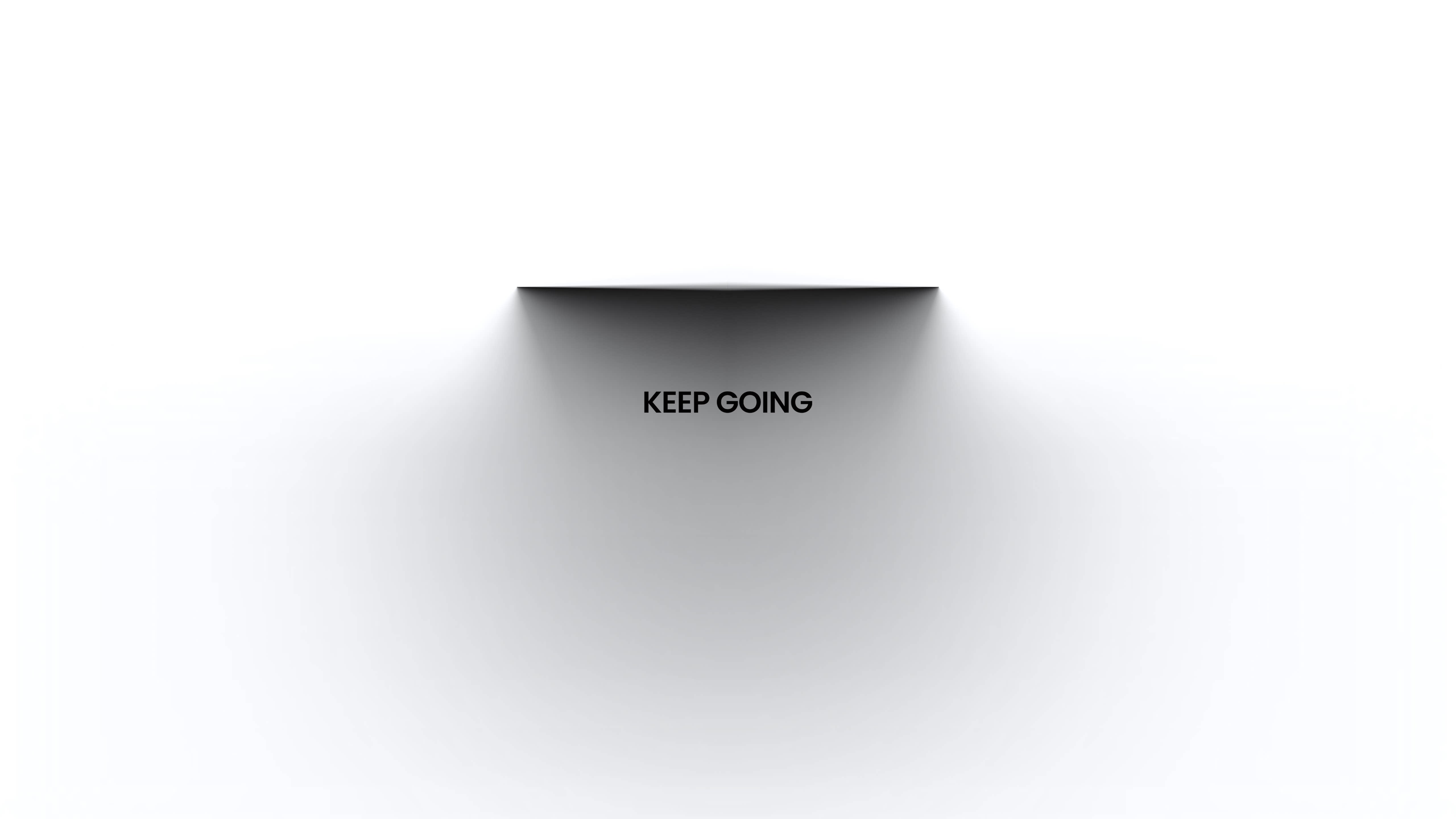 KEEP GOING 励志英文壁纸 极简立体阴影横版电脑桌面