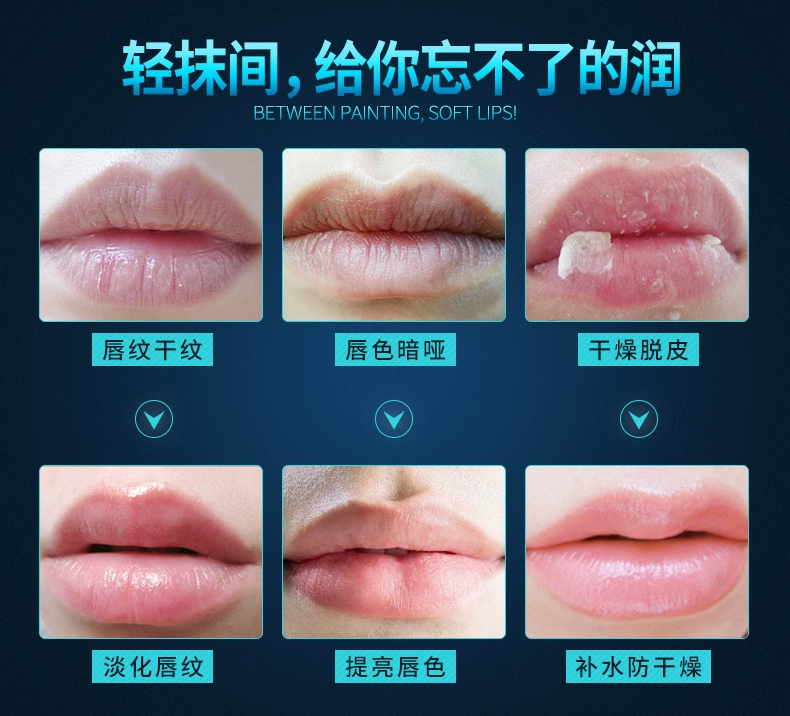 Zunlan Men Lip Balm Giữ ẩm Chống khô môi và Lột da Không màu Men Lip Balm Mùa thu và mùa đông Chăm sóc môi sữa rửa mặt cho nam da dầu