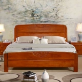 Двойная кровать с твердым деревом в китайском стиле 1,8 метра.