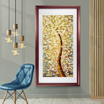 Fa fortune tree framed painting painting bedroom solid wood decorative painting abstract porch corridor living room decoration calligraphy painting Chinese map