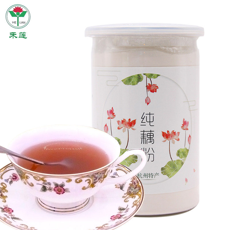 Hangzhou specialty West Lake lotus root powder pure lotus root powder lotus root powder no sucrose no sugar farm lotus root powder brewed drink 420g
