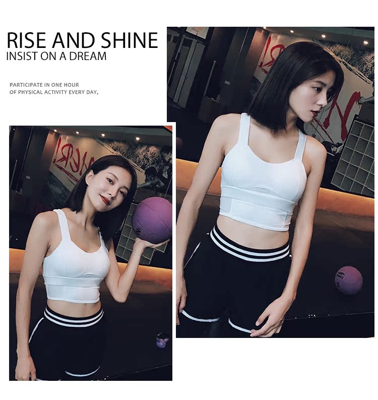 Không chuyên nghiệp chống địa chấn thu thập mà không có vành đồ lót hỗ trợ cao áo ngực thể thao nhanh chóng làm khô chạy yoga cộng với vest áo ngực thể thao