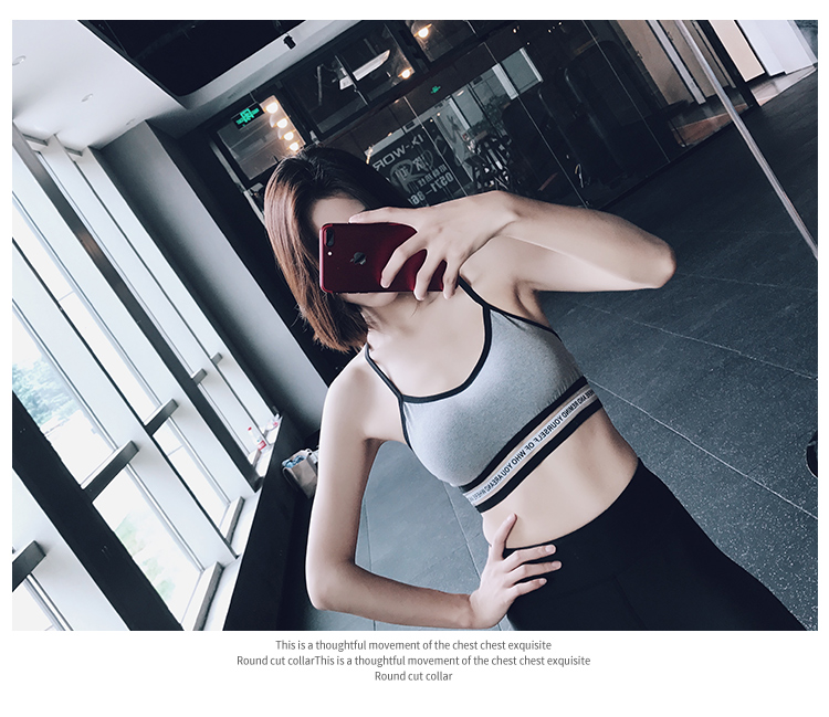 Động tác nhảy dù phi thể thao Shore tiếng Anh không vành tập thể dục yoga áo ngực kiểu đồ lót áo ngực tập thể dục