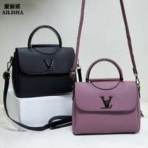 Han Edition Fashion Womens Bag New Small Square Bag Handbag bag Slanted Satchel Bag single shoulder bag Shoulder Bag