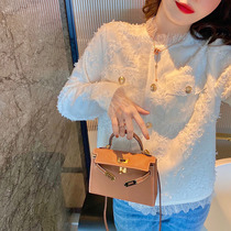 Sandro Duffy coat female spring and autumn short coat female temperament Net red design sense niche small fragrant wind cardigan