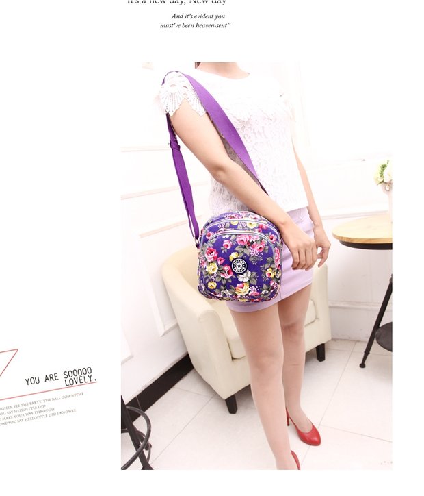 Túi đeo vai nữ bằng vải nylon Túi vải Oxford cho nữ trung niên túi đeo chéo nữ đi học