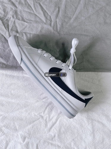 Подлинная Nike Court Legacy Женская GS Sports Casual Board Shoes небольшие белые туфли DA5380-105