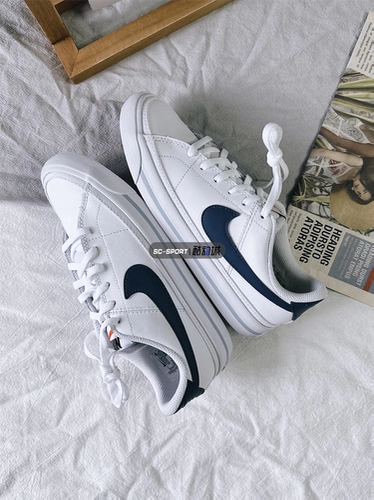 Подлинная Nike Court Legacy Женская GS Sports Casual Board Shoes небольшие белые туфли DA5380-105