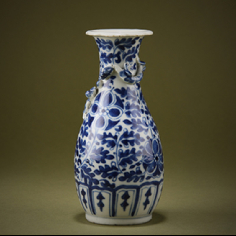 清代　青花花瓶　花器 ctcols_778b-4